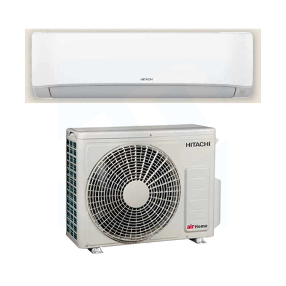 Hitachi RAK-DJ36WHAA & RAC-DJ36RHAA 36,000 BTU 19.0 SEER2 Wall Mounted Heat Pump System - R32